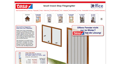 Desktop Screenshot of fliegengitter.tesa-profishop.de