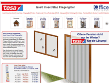 Tablet Screenshot of fliegengitter.tesa-profishop.de